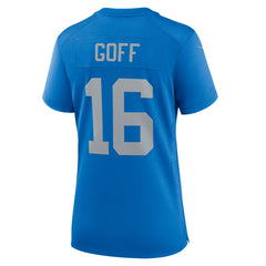 Nike Jared Goff Detroit Lions Women's Alternate Game Jersey Blue