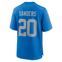 Nike Barry Sanders Detroit Lions Alternate Game Jersey Blue