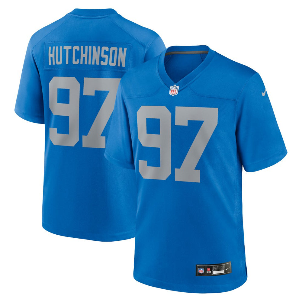 Nike Aidan Hutchinson Detroit Lions Alternate Game Jersey Blue