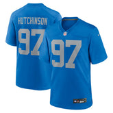 Nike Aidan Hutchinson Detroit Lions Alternate Game Jersey Blue