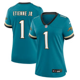 Nike Travis Etienne Jr Jacksonville Jaguars Women's Prowler Throwback Game Jersey Teal