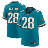 Nike Fred Taylor Jacksonville Jaguars Prowler Throwback Retired Player Game Jersey Teal