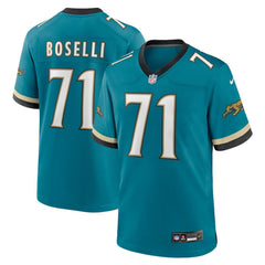 Nike Tony Boselli Jacksonville Jaguars Prowler Throwback Retired Player Game Jersey Teal