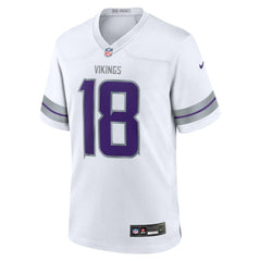 Nike Justin Jefferson Minnesota Vikings Alternate Game Player Jersey White