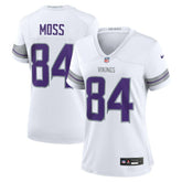 Nike Randy Moss Minnesota Vikings Women's Alternate Retired Player Game Jersey White