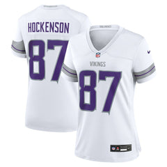 Nike T.J. Hockenson Minnesota Vikings Women's Alternate Game Player Jersey White
