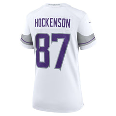 Nike T.J. Hockenson Minnesota Vikings Women's Alternate Game Player Jersey White