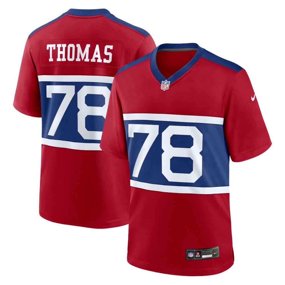 Nike Andrew Thomas New York Giants Alternate Player Game Jersey Century Red