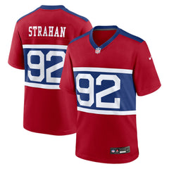 Nike Michael Strahan New York Giants Alternate Retired Player Game Jersey Century Red