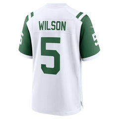 Nike Garrett Wilson New York Jets Classic Alternate Game Jersey White