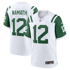 Nike Joe Namath New York Jets Classic Alternate Retired Player Game Jersey White