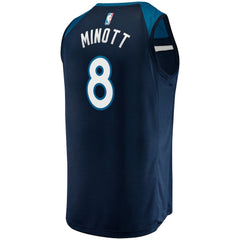 Josh Minott Minnesota Timberwolves Fast Break Player Jersey Icon Edition Navy | Fanatics
