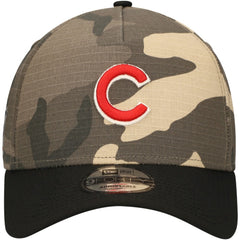 Chicago Cubs New Era Camo Crown A-Frame 9FORTY Adjustable Hat - New Era Lifestyle