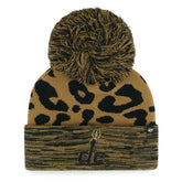 Washington Wizards '47 Women's Rosette Cuffed Knit Hat with Pom Leopard | 47 brand for sale