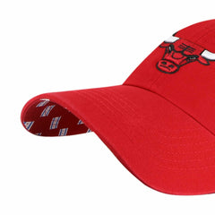 Chicago Bulls '47 Women's Confetti Undervisor Clean Up Adjustable Hat Red | 47 brand outlet