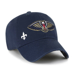 New Orleans Pelicans '47 Women's Confetti Undervisor Clean Up Adjustable Hat Navy | 47 brand for sale