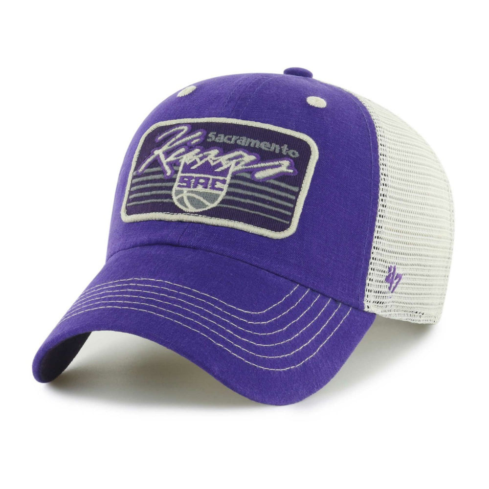 Sacramento Kings '47 Five Point Patch Clean Up Adjustable Hat Purple | 47 brand outlet