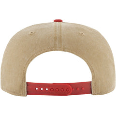Chicago Bulls '47 Chilmark Captain Snapback Khaki/Red | 47 brand outlet