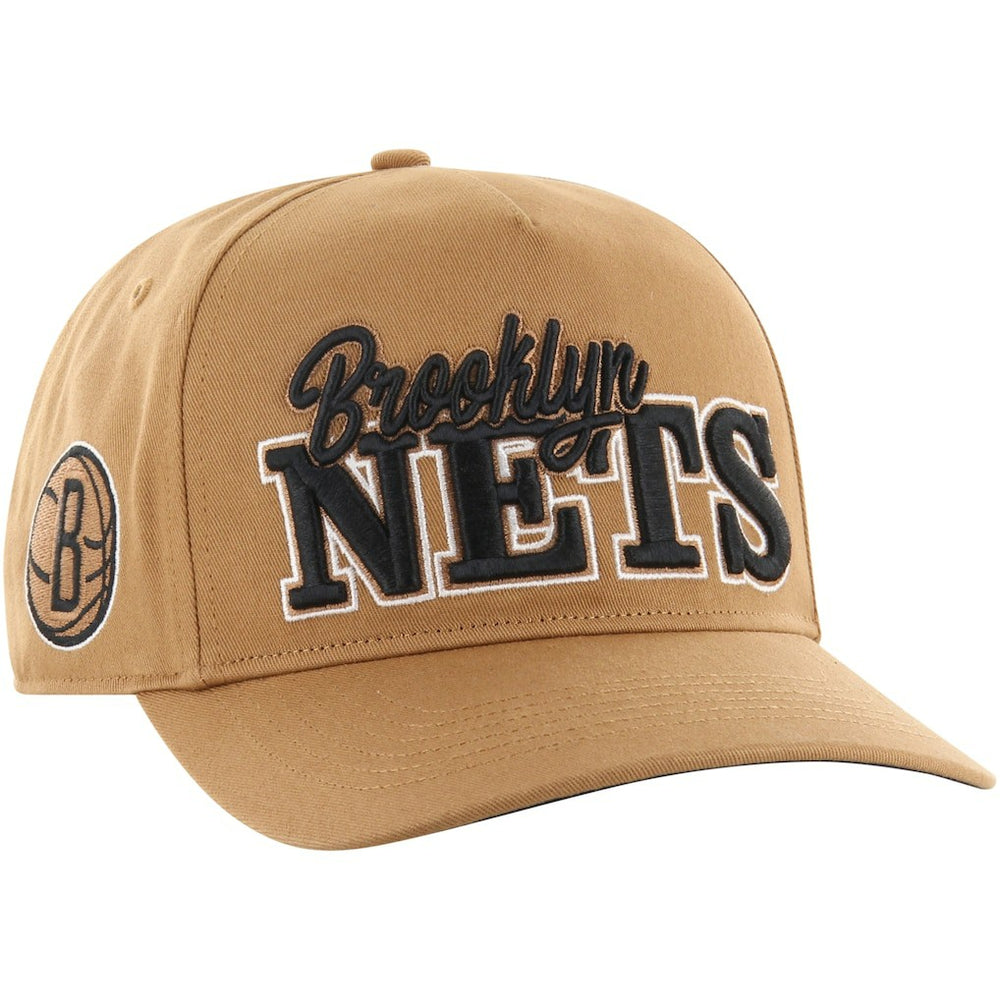 Brooklyn Nets '47 Barnes Hitch Adjustable Hat Tan | 47 brand for sale
