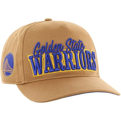 Golden State Warriors '47 Barnes Hitch Adjustable Hat for sale Tan | 47 brand Lifestyle