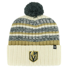 Vegas Golden Knights '47 Tavern Cuffed Knit Hat with Pom - Cream - NHL 200568115