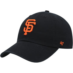 San Francisco Giants '47 Youth Clean Up Adjustable Hat - Black - 47 brand Lifestyle