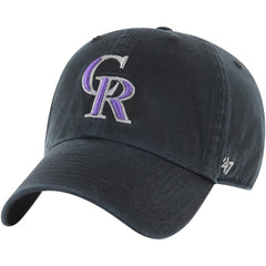 Colorado Rockies '47 Youth Clean Up Adjustable Hat - Black - 47 brand on Sale