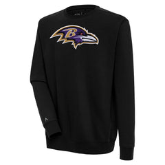 Baltimore Ravens Antigua Victory Pullover Sweatshirt Black