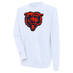 Chicago Bears Antigua Victory Pullover Sweatshirt White