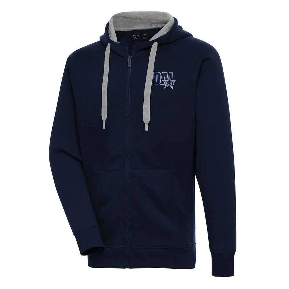 Dallas Cowboys Antigua Victory Full-Zip Hoodie Navy