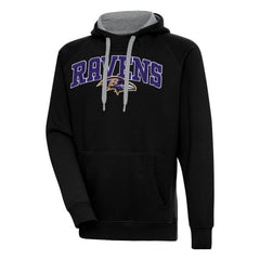 Baltimore Ravens Antigua Victory Pullover Hoodie Black