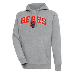 Chicago Bears Antigua Victory Pullover Hoodie Heather Gray