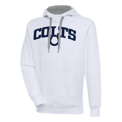 Indianapolis Colts Antigua Victory Pullover Hoodie White