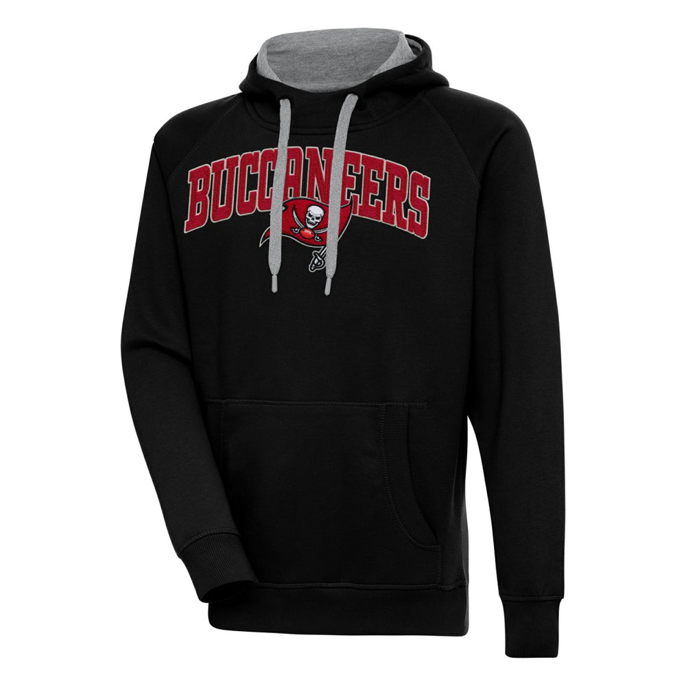 Tampa Bay Buccaneers Antigua Victory Pullover Hoodie Black
