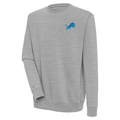 Detroit Lions Antigua Victory Pullover Sweatshirt Heather Gray