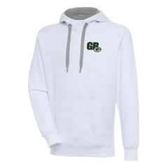 Green Bay Packers Antigua Victory Pullover Hoodie White