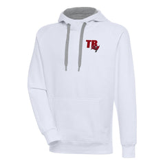 Tampa Bay Buccaneers Antigua Victory Pullover Hoodie White