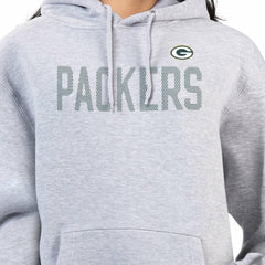 Green Bay Packers G-III 4Her by Carl Banks Women's Dot Print Pullover Hoodie Heather Gray
