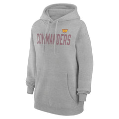 Washington Commanders G-III 4Her by Carl Banks Women's Dot Print Pullover Hoodie Heather Gray