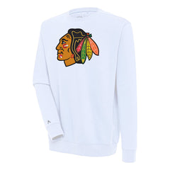 Chicago Blackhawks Antigua Victory Pullover Sweatshirt - White - NHL 200571162