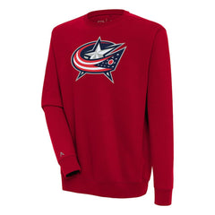 Columbus Blue Jackets Antigua Victory Pullover Sweatshirt - Red - NHL 200571172