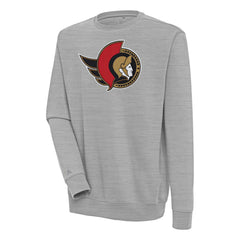 Ottawa Senators Antigua Victory Pullover Sweatshirt - Heather Gray - NHL 200571210