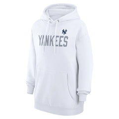 New York Yankees G-III 4Her by Carl Banks Women's Dot Print Pullover Hoodie - White - MLB Lifestyle