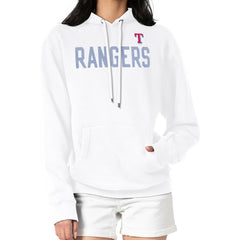 Texas Rangers G-III 4Her by Carl Banks Women's Dot Print Pullover Hoodie - White - MLB Discount