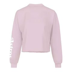 Houston Astros Fanatics Women's Cropped Slouchy Long Sleeve T-Shirt - Pink - Fanatics Lifestyle