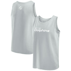 Fanatics Miami Dolphins Elements Tank Top Gray