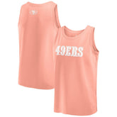 Fanatics San Francisco 49ers Elements Tank Top Coral