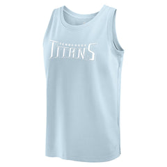 Fanatics Tennessee Titans Elements Tank Top Light Blue
