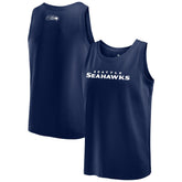 Fanatics Seattle Seahawks Elements Tank Top College Navy