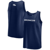 Fanatics Denver Broncos Elements Tank Top Navy